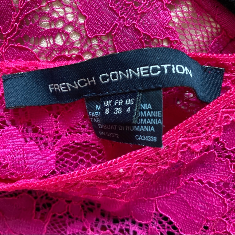 French Connection Pink Lace Dress - Picture 14 of 14